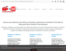 Tablet Screenshot of canalyoutube.es